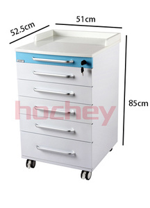 Mueble Médico HOCHEY para Hospital, Gabinete Móvil de 5 Cajones para Clínica Dental con Ruedas MT-Y003B, Gabinete para Clínica Dental MT-Y003B - Product Image 6