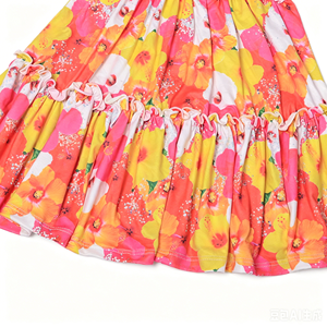Vestido para Bebé y Niña Pequeña, Modelo CD3-6 Halter Twirl, Estilo Inglés Otoñal, Línea A, Impresión Personalizada, 95% Algodón, OEM/ODM, 3-7 Días - Product Image 6