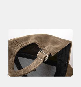 Gorra de béisbol de gamuza en blanco al por mayor para actividades al aire libre gorras de gamuza ajustables gorra deportiva estructurada logotipo personalizado unisex en existencia - Product Image 6