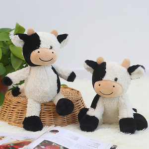 En gros, Peluche vache mignonne personnalisée, jouet en peluche, figurine en peluche, poupée en tissu, jouet en peluche en coton PP pour décoration de bouquet de fleurs - Product Image 1