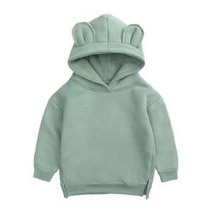 Ropa de Primavera 2021 para Niños y Niñas, Sudadera con Capucha de Felpa con Orejas de Oso, Sudadera para Bebé - Product Image 5