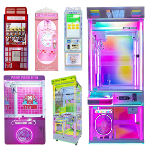 Yeni tasarım özel kapalı eğlence pençe bebek vinç sikke işletilen Arcade bebek makinesi oyunu oyuncak 150W 220/110V abd Plug 85KG - Product Image 2