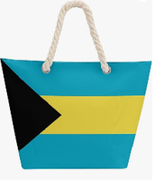 Haute qualité en nylon imprimé personnalisé drapeau des Bahamas Gym sport sac en toile sac à bandoulière