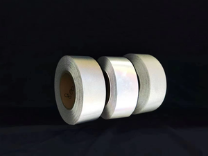 Coudre sur <span class=keywords><strong>His</strong></span> <span class=keywords><strong>Dark</strong></span> TC Light Sliver Tissu réfléchissant Bande Stripes Matériaux pour vêtements - Product Image 4