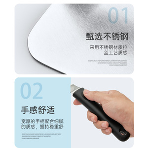 Stainless Steel Spatula For Flipping Meat Outdoor Grill Kitchen Tool Durable Easily Cleaned - Product Image 2