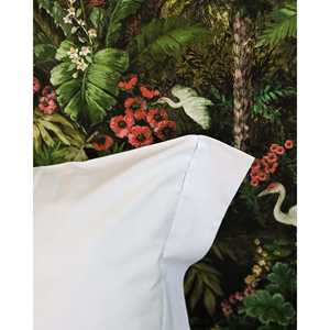 Musical Angel Double Bed <b>Sheet</b> & <b>Pillowcase</b> <b>Set</b> Cotton and Linen Blend Pietrochianese 0g - Product Image 2