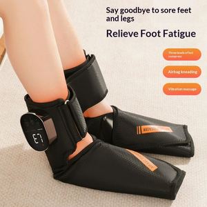 Masseur électrique pour jambes et pieds GR-2036 avec compression d'air, pétrissage et chauffage, batterie au lithium rechargeable par USB - Product Image 2