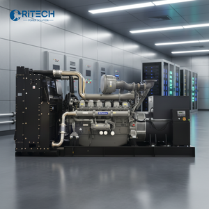 Ritech 1700kva Tipe Terbuka 3 Fasa Genset Pembangkit Listrik Berdaya Tinggi 1350kw Set Generator Diesel dengan Mesin Perkins - Product Image 1
