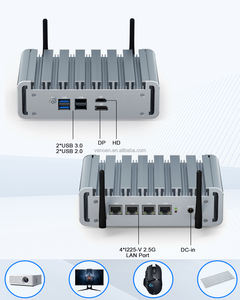 Pfsense Mini PC sans ventilateur serveur VPN industriel HD VGA ESXI AES-NI prise en charge 4*2.5G réseau <span class=keywords><strong>J4125</strong></span> <span class=keywords><strong>N5105</strong></span> 3G/4G DDR4 RAM prise US/AU/CN - Product Image 6