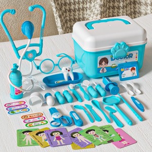 Juego de simulación de doctor realista <span class=keywords><strong>con</strong></span> certificación CE, juego de rol educativo y seguro para niños, kit de <span class=keywords><strong>juguetes</strong></span> médicos para mayores de 3 años - Product Image 4