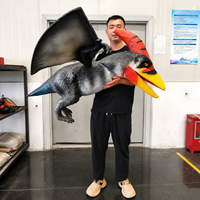 Marionnette dinosaure en silicone faite à la main, jouet pour jeunes, cadeau pour usage intérieur/extérieur, taille personnalisable, centre commercial