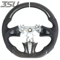 Pour Infiniti Q50 Q60 Q70, accessoires de volant intérieur automobile en fibre de carbone, personnalisation, 2015 2016 2017