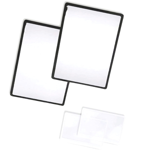 छोटे प्रिंट मानचित्र पुस्तक पत्रिका फ्रेनल लेंस 3x हल्के कार्ड आवर्धक चश्मे - Product Image 1