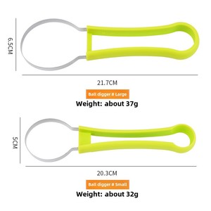 Three-In-One Stainless Steel Fruit Ball Digger Separator Carving Knife Platter Tool Set Manual Corers by Yangjiang Factory - Product Image 2