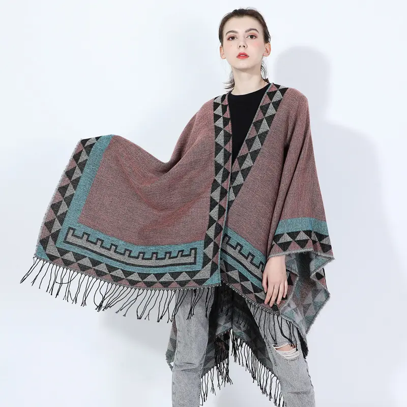 Nuevas bufandas de Pashmina bordadas de doble cara, bufanda cálida más vendida de invierno, chales envolventes de sensación de Cachemira suave