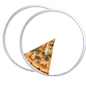 Bakest 7 to 20 Inch Perforated Aluminum Alloy Pizza <b>Stand</b> Screen Baking <b>Pan</b> - Product Image 2