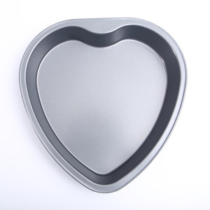 แม่พิมพ์เค้กรูปหัวใจเหล็กคาร์บอนเคลือบสารกันติดกระทะสำหรับเค้กขนมปัง DIY เครื่องมืออบขนม 1 ชิ้น - Product Image 1