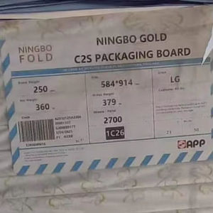 Ningbo 250g 300g 350g <b>bleach</b> Card Ningbo Gold for Print and Box Board - Product Image 1