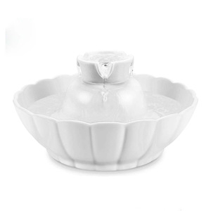 Fontanella Automatica Ecologica per Animali Domestici 2.1L, Ciotola in Ceramica con Filtro al Carbone per Cani e Gatti - Product Image 3