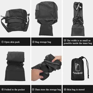 Deporte al aire libre Escalada Camping Bolso de hombro ligero plegable 15-20L Mochilas pequeñas empacables Mochila de senderismo