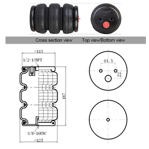 ALITAIR Factory 3E2300 113mm Diamètre Ressorts pneumatiques Suspension OEM Airbags à port unique <span class=keywords><strong>le</strong></span> plus universel Prix Bon - Product Image 3