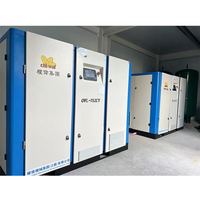 Compresseur d'air à vis à conversion de fréquence 45kw 55kw 75kw 8bar 10bar 10m ³ Compresseur de type rotatif à faible bruit Air 10hp 20hp 30hp