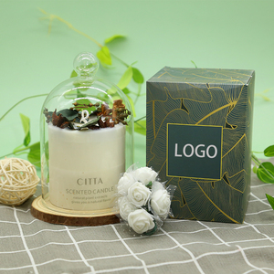 <span class=keywords><strong>Bougie</strong></span> parfumée au soja 100% naturel avec couvercle Vente en gros - Product Image 2