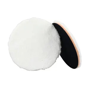 Buffing wheel wool buff pad backer coral fleece wheel High-grade durable wool polishing pads