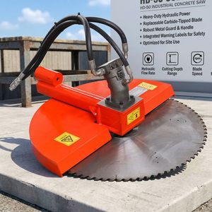 Scie forestière robuste de 900 mm, machine forestière diesel pour l'entretien routier municipal - Product Image 6