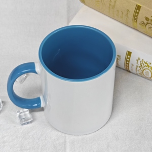 Taza de Café de Diseño con Logotipo Personalizado, Taza de Cerámica con Delfín Animado de Estilo Nórdico - Product Image 2