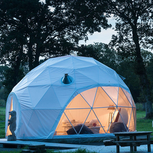 Tente dôme ronde personnalisée de luxe Vue panoramique à 360 ° Protection UV étanche Camping Pique-nique préférable - Product Image 1