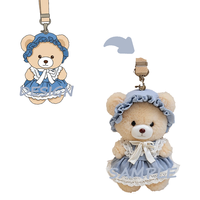 Peluches fabriquées sur mesure, porte-clés en peluche personnalisé avec visage en vinyle, par un fabricant de jouets professionnel