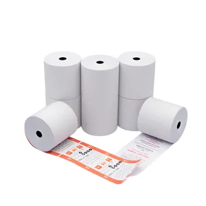 Rolo de papel térmico 80X80 para recibos, preço de atacado de fábrica até 3 1/8X230 rolos de papel impresso