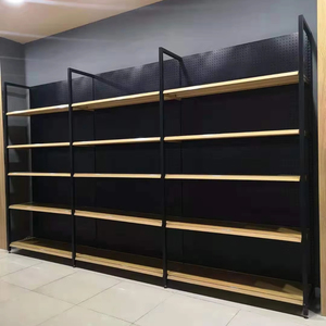 <span class=keywords><strong>2025</strong></span> thép không gỉ nhiệm vụ ánh sáng một mặt hàng tạp hóa Gondola mua sắm kệ lưu trữ Kệ cho siêu thị - Product Image 2