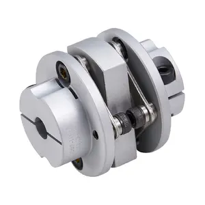 Aluminium Alloy High Pulling Torque Stepped Single Diaphragm Flexible Drive Motor Shaft Flanged Coupling