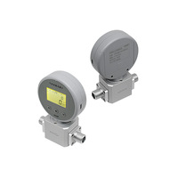 Débitmètre massique thermique numérique Aosong AMS2106 Asair 5V, capteur de débit en aluminium 1/4 pouce pour air comprimé et oxygène