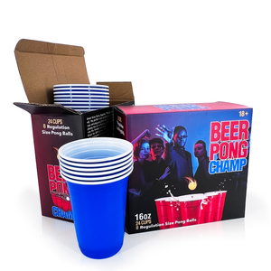 Fabricant chinois 24 tasses 8 balles Ensemble <span class=keywords><strong>de</strong></span> bière-<span class=keywords><strong>pong</strong></span> Kit <span class=keywords><strong>de</strong></span> <span class=keywords><strong>ping</strong></span>-<span class=keywords><strong>pong</strong></span> <span class=keywords><strong>de</strong></span> bière Vasos <span class=keywords><strong>De</strong></span> Plastico personnalisé - Product Image 5