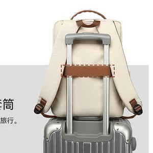 Baike Laptop <b>Backpack</b> 16-Inch <b>Waterproof</b> Casual Travel Bag For Youth Unisex Solid Color - Product Image 3