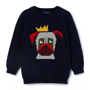 Gebreide Trui Designer Kinderkleding China Leuke Hond Baby Boy Warm Slijtage Groothandel