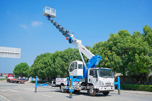 ISUZU 36m truk kerja udara Boom mengangkat pria ember truk Cherry Picker truk dipasang <span class=keywords><strong>Platform</strong></span> udara - Product Image 5