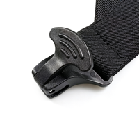 Attaches en plastique robustes pour bretelles, crochets de fixation pour bretelles de ski isolées de 1,5 po, pour sacs à dos en tissu épais et résistant
