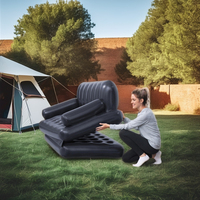 Offre Spéciale Canapé Gonflable Double, Fauteuil Relax Gonflable pour Deux Personnes