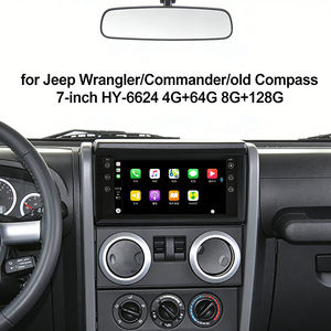 Autoradio Android OEM 7 pouces avec écran tactile, 4+64 Go, CarPlay sans fil, GPS/WiFi/BT/FM/RDS pour <span class=keywords><strong>Jeep</strong></span> Wrangler/Commander/Compass - Product Image 2