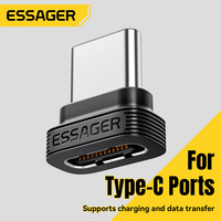 ESSAGER ES-OTG42 Connecteur de port de charge rapide USB-C mâle pour téléphone portable, connecteur anti-poussière USB Type-C pour téléphone portable et ordinateur portable