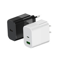 Adaptateur de chargeur mural rapide Factory Gan PD 20W QC3.0 SCP OTP EU/UK/US/Universel Type-C USB-C pour téléphone portable et ordinateur portable