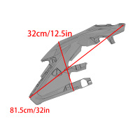 Protection latérale de cadre central de moto XXUN pour YAMAHA YZF-R3 R3 2025- Garde de panneau gauche et droit