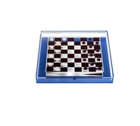 Jeu d'échecs de Backgammon en acrylique Lucite pour cadeaux Judaica