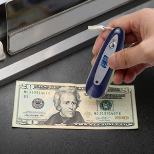 DC-128 2-in-1 xách tay mini nhựa tiền tệ Thiết bị lưu ý tiền Detector với UV ánh sáng mg tiền giấy phát hiện cho giả ghi chú - Product Image 1