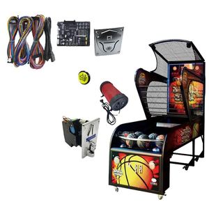 2 Player Indoor Basketball Shooting <b>Machine</b> Coin-Operated <b>Amusing</b> Game English Customized Konghui KH-BH-01 EU Plug for Ages 6+ - Product Image 4