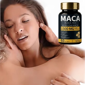 Extracto de Raíz de <span class=keywords><strong>Maca</strong></span> y Pimienta Negra 1500mg - Mejora la Salud Sexual y Reproductiva - 60 Cápsulas Blandas para Adultos - Product Image 2
